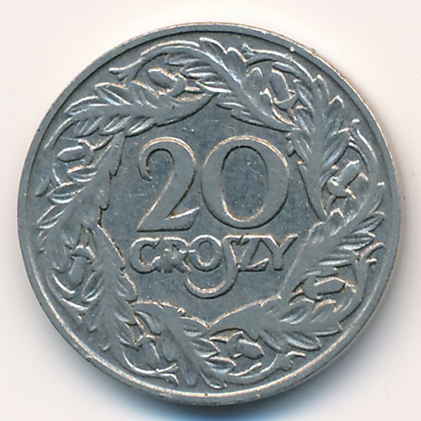 Польша, 20 грошей (1923 г.)