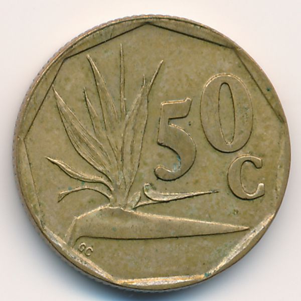 ЮАР, 50 центов (1991 г.)