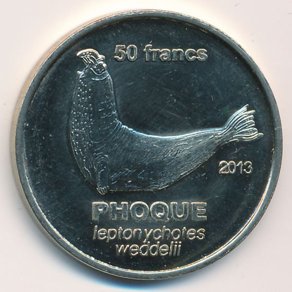 Острова Кергелен., 50 франков (2013 г.)