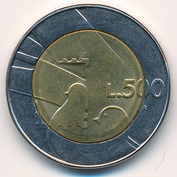Сан-Марино, 500 лир (1990 г.)