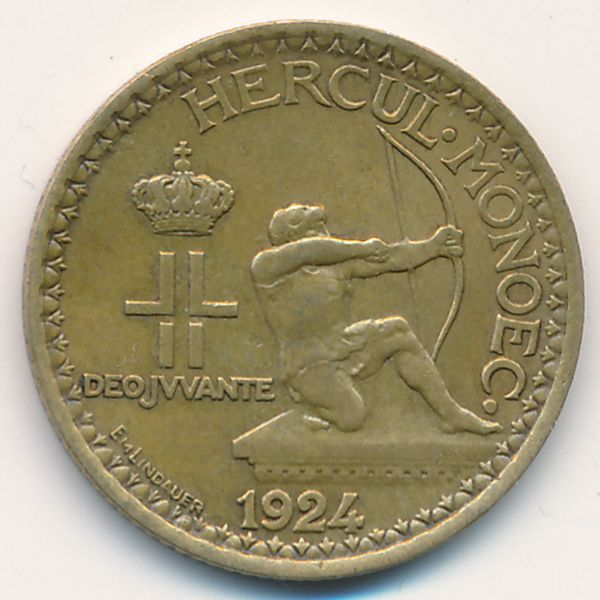 Монако, 1 франк (1924 г.)