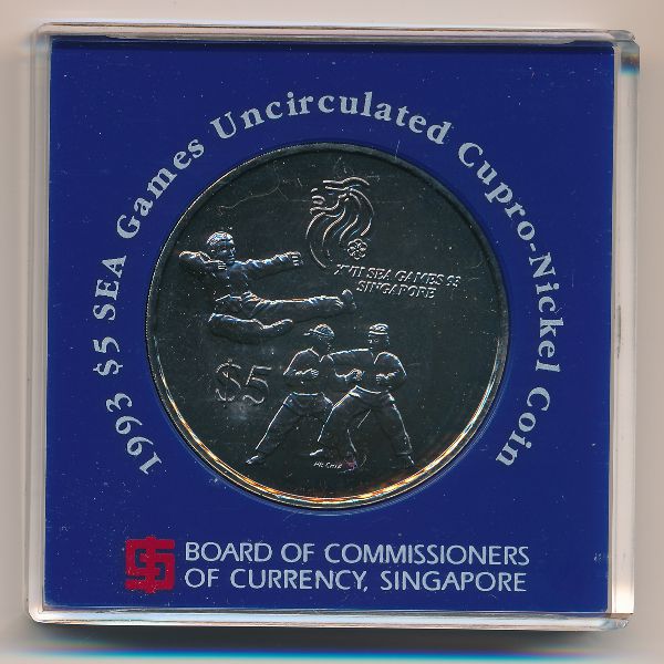 Сингапур, 5 долларов (1993 г.)