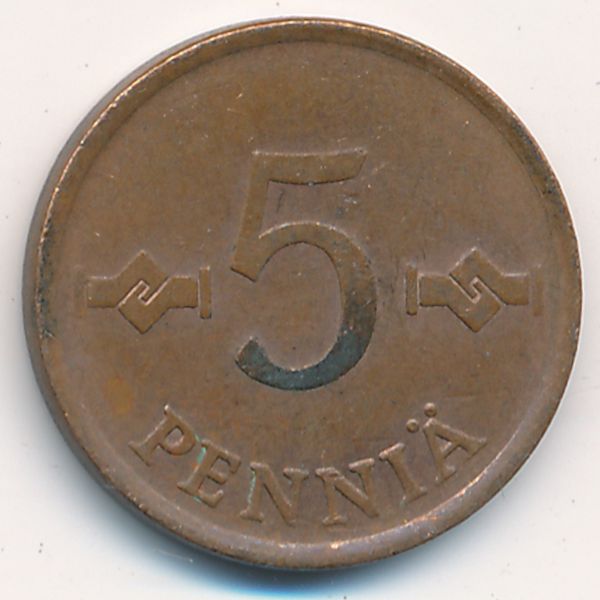 Финляндия, 5 пенни (1963 г.)