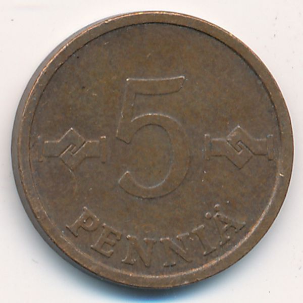 Финляндия, 5 пенни (1976 г.)