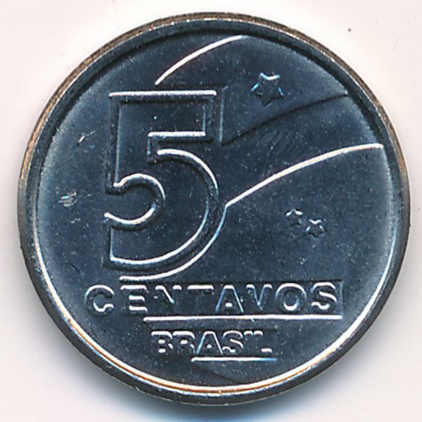 Бразилия, 5 сентаво (1989 г.)