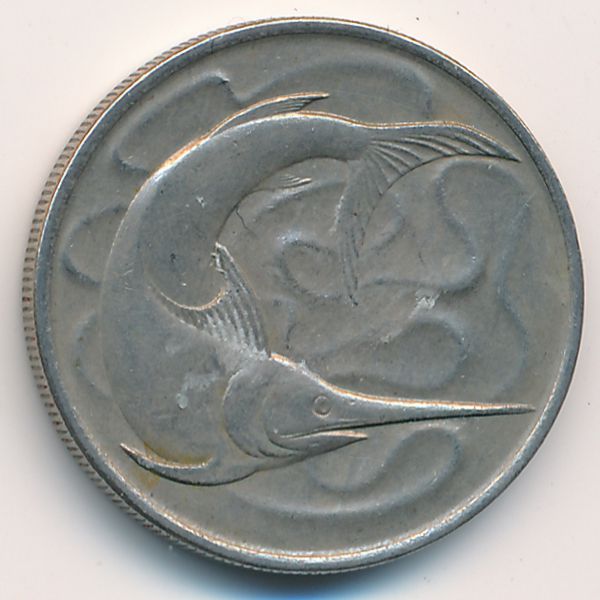 Сингапур, 20 центов (1968 г.)