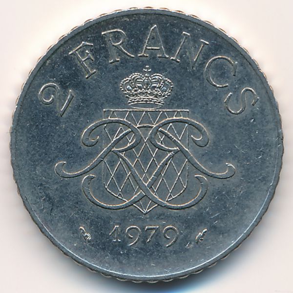 Монако, 2 франка (1979 г.)