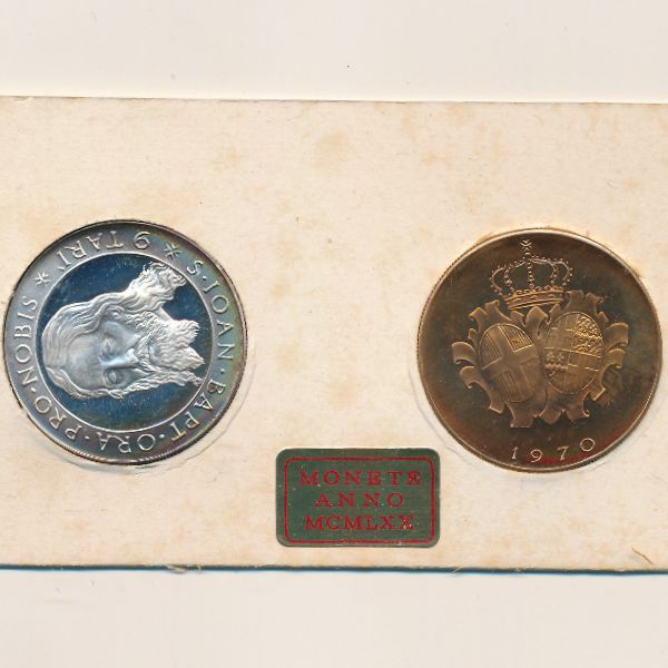 Мальтийский орден, Набор монет (1970 г.)