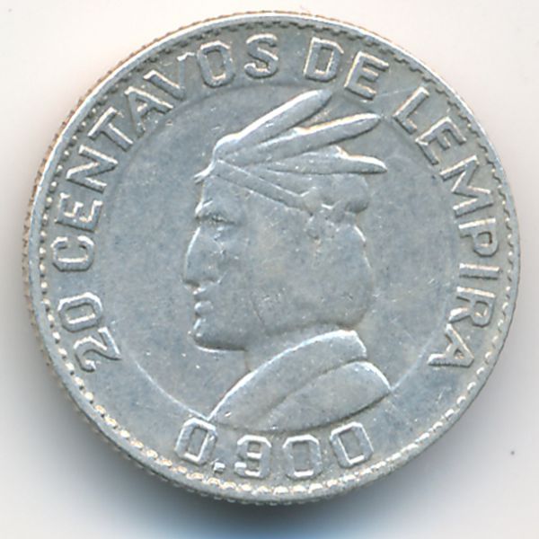 Гондурас, 20 сентаво (1958 г.)