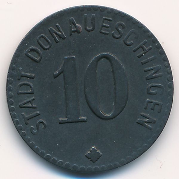 Донауэшинген., 10 пфеннигов (1917 г.)