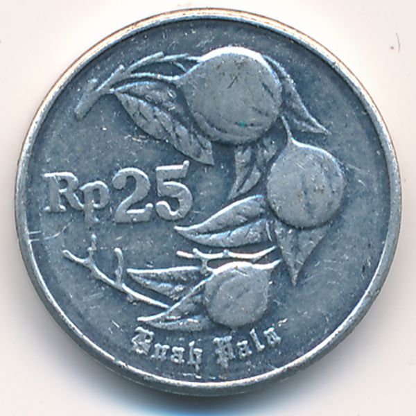 Индонезия, 25 рупий (1991 г.)