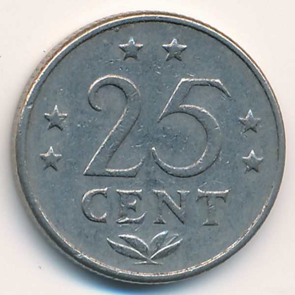 Антильские острова, 25 центов (1971 г.)