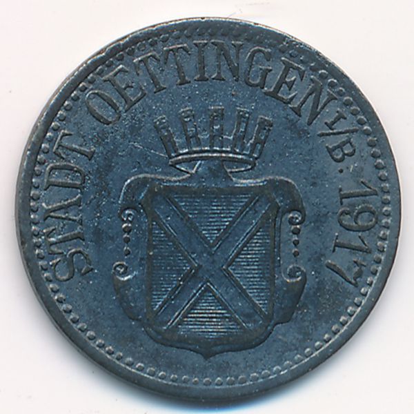Эттинген., 10 пфеннигов (1917 г.)