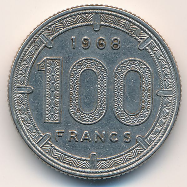 Камерун, 100 франков (1968 г.)