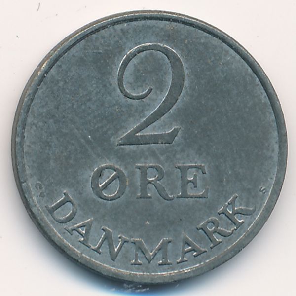 Дания, 2 эре (1960 г.)