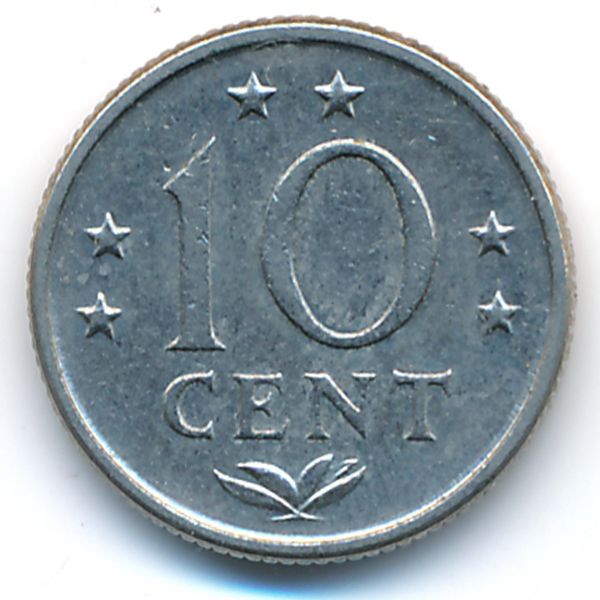 Антильские острова, 10 центов (1976 г.)