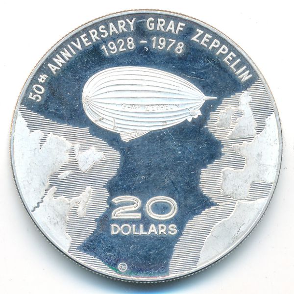 Доминика, 20 долларов (1978 г.)