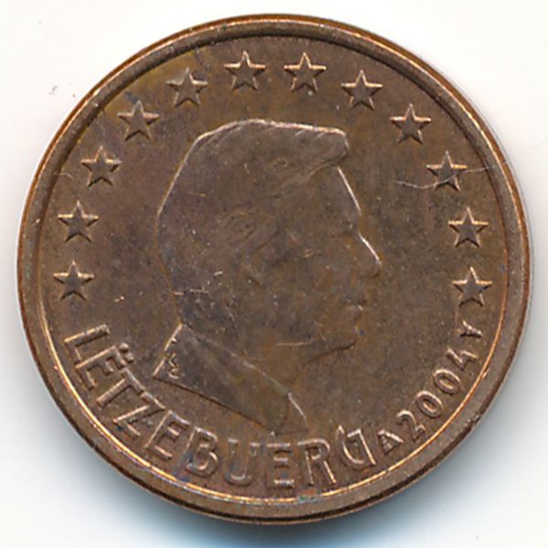 Люксембург, 1 евроцент (2004 г.)