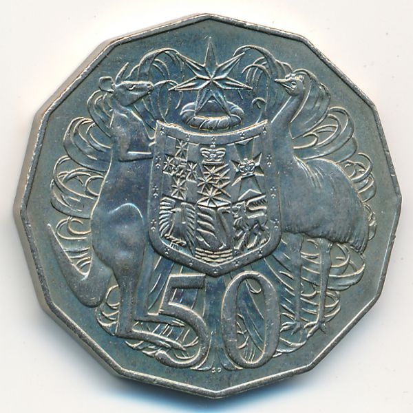 Австралия, 50 центов (1978 г.)