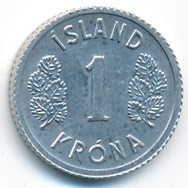 Исландия, 1 крона (1980 г.)
