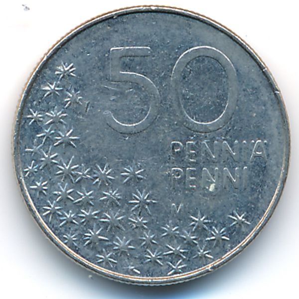 Финляндия, 50 пенни (1991 г.)