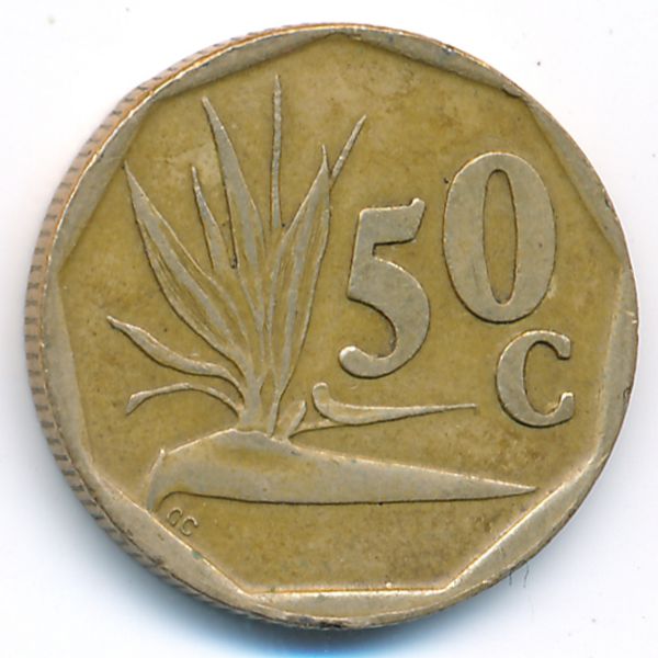 ЮАР, 50 центов (1991 г.)