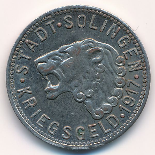 Золинген., 50 пфеннигов (1917 г.)