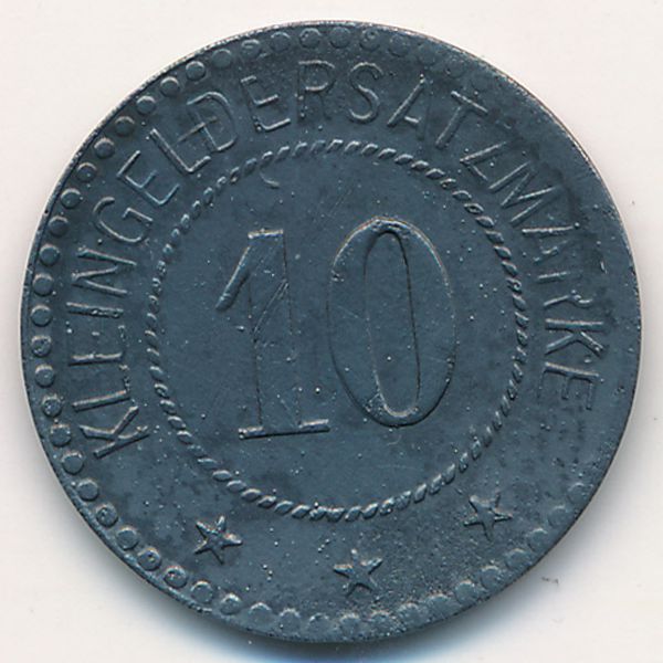 Беккум., 10 пфеннигов (1917 г.)