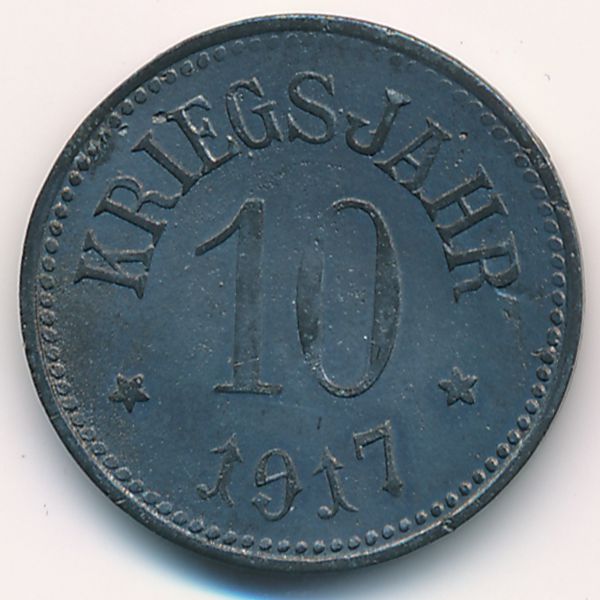 Хасфурт., 10 пфеннигов (1917 г.)