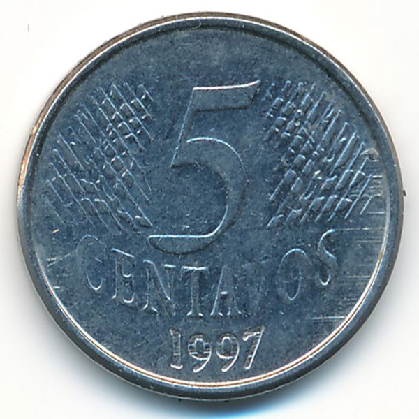 Бразилия, 5 сентаво (1997 г.)