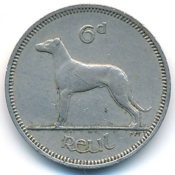 Ирландия, 6 пенсов (1964 г.)