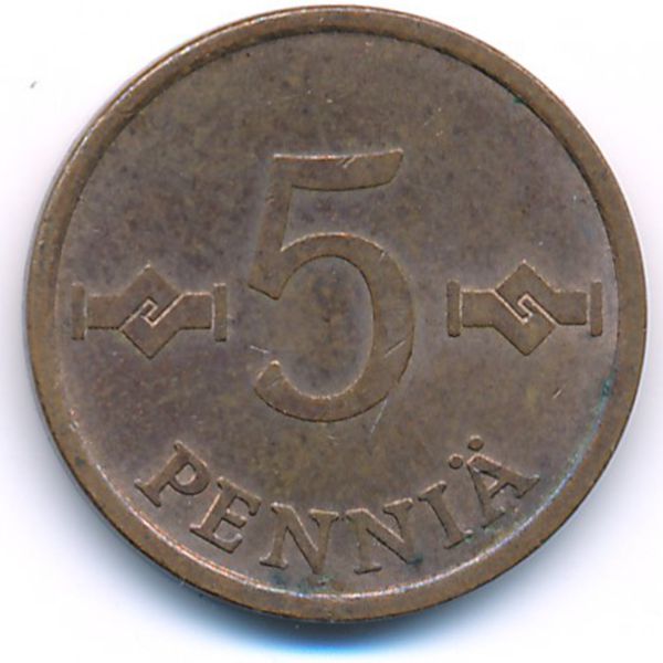 Финляндия, 5 пенни (1967 г.)