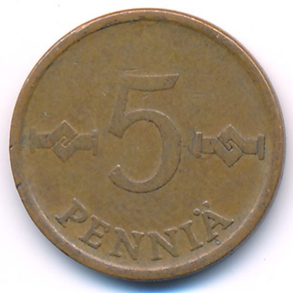 Финляндия, 5 пенни (1972 г.)