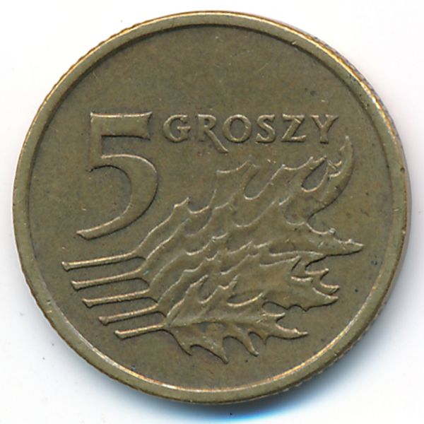 Польша, 5 грошей (2000 г.)