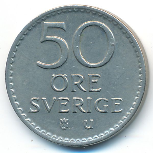 Швеция, 50 эре (1965 г.)