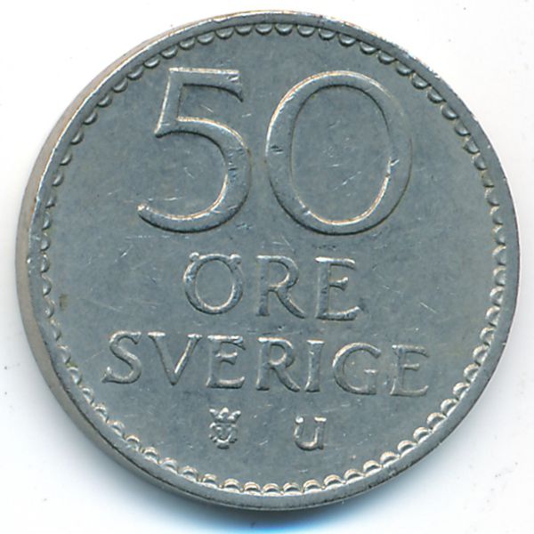 Швеция, 50 эре (1966 г.)