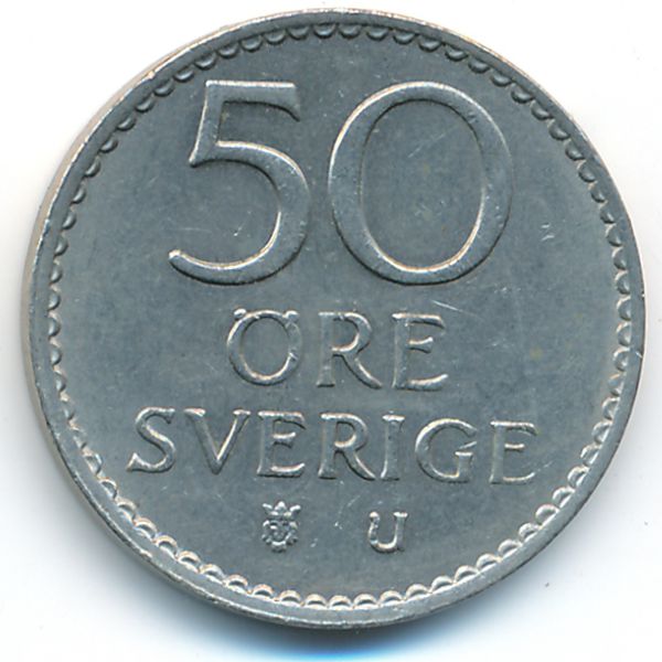 Швеция, 50 эре (1966 г.)