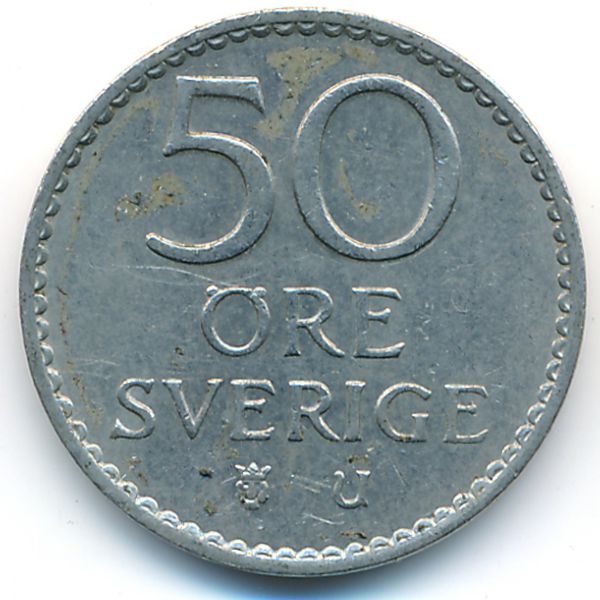 Швеция, 50 эре (1967 г.)