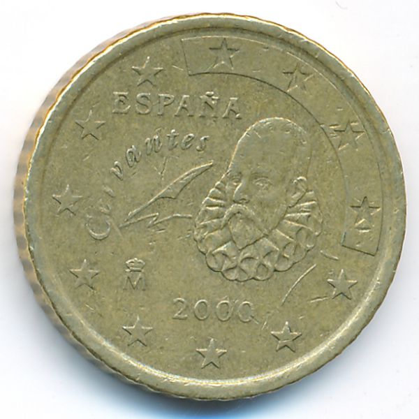 Испания, 50 евроцентов (2000 г.)