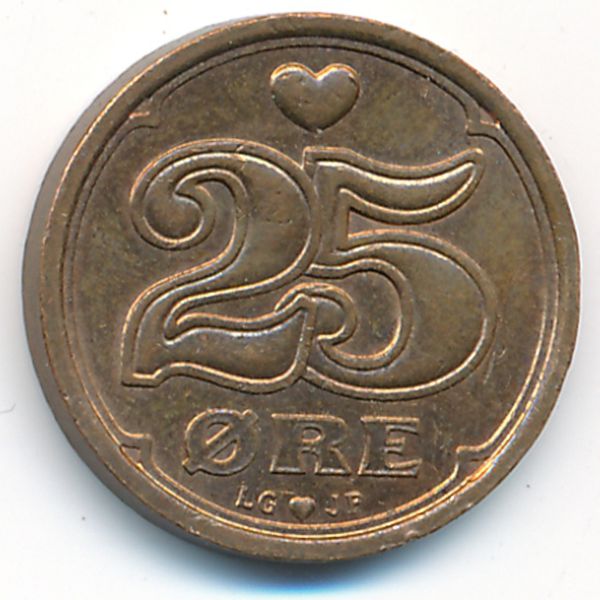 Дания, 25 эре (1997 г.)