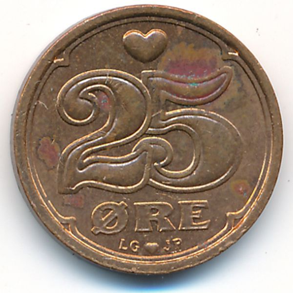 Дания, 25 эре (1998 г.)