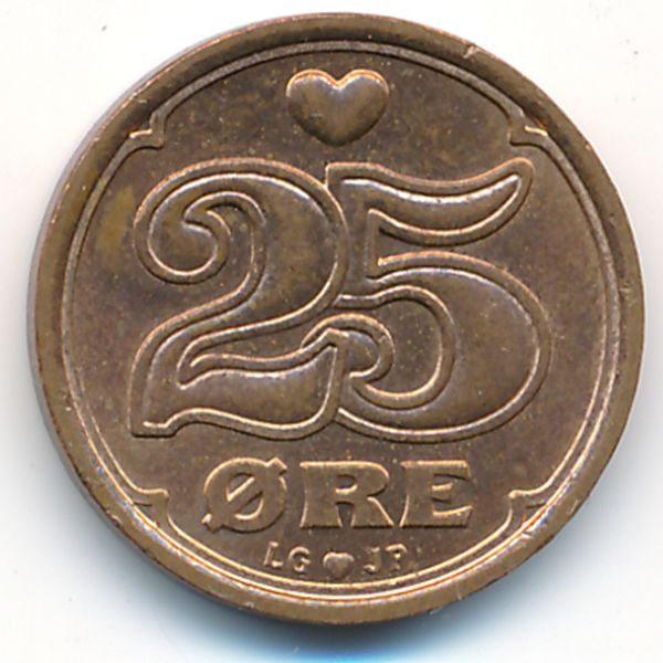 Дания, 25 эре (2001 г.)