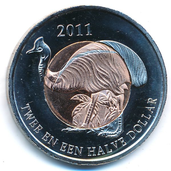 Остров Саба., 2 1/2 доллара (2011 г.)