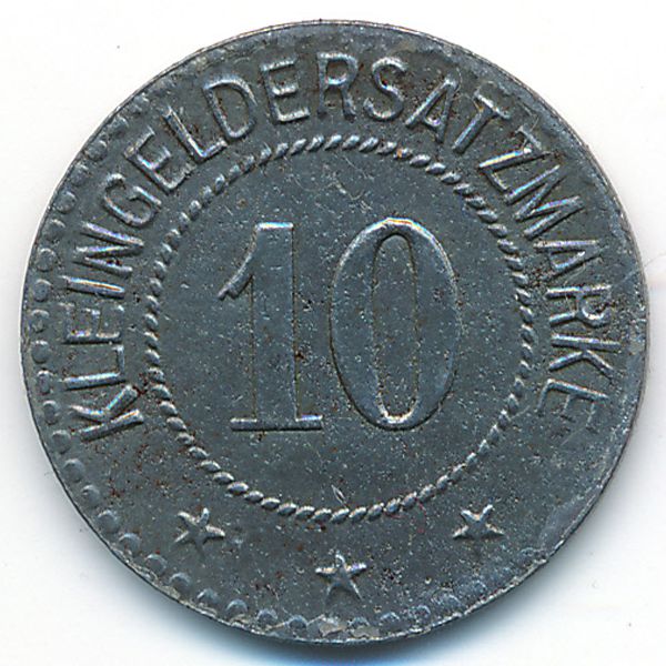 Шварценбах., 10 пфеннигов (1917 г.)