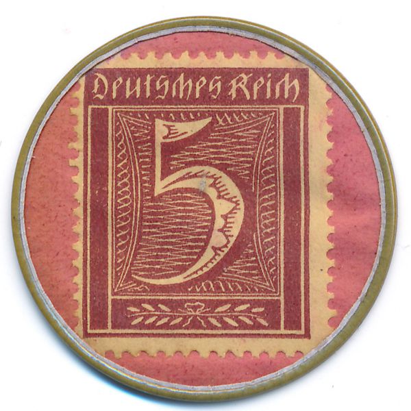 Ганновер., 5 пфеннигов (1921 г.)