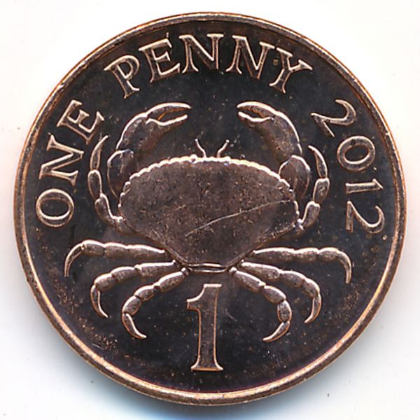 Гернси, 1 пенни (2012 г.)