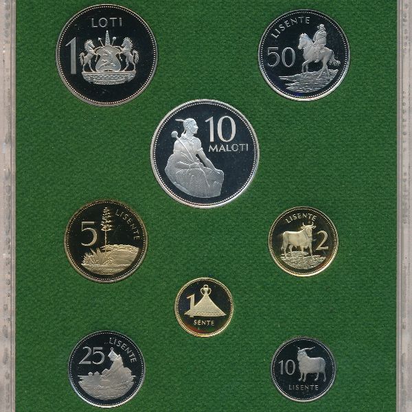 Лесото, Набор монет (1980 г.)