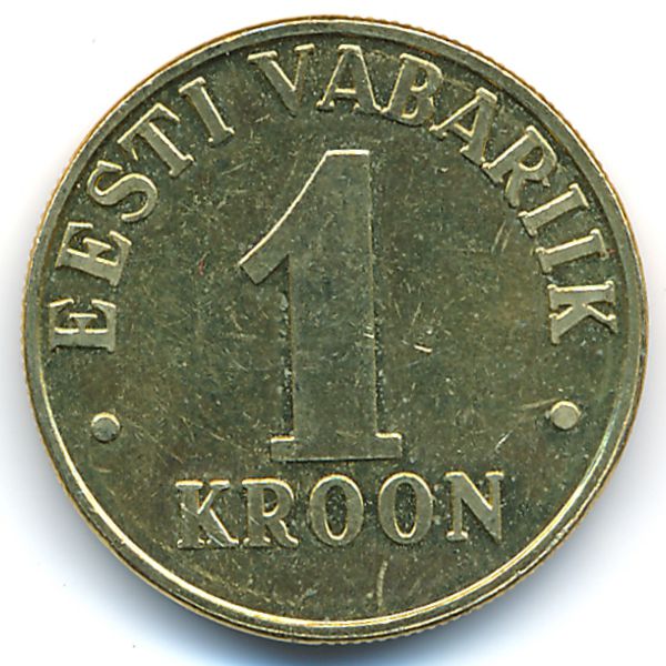 Эстония, 1 крона (2000 г.)