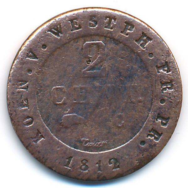 Вестфалия, 2 сентима (1812 г.)