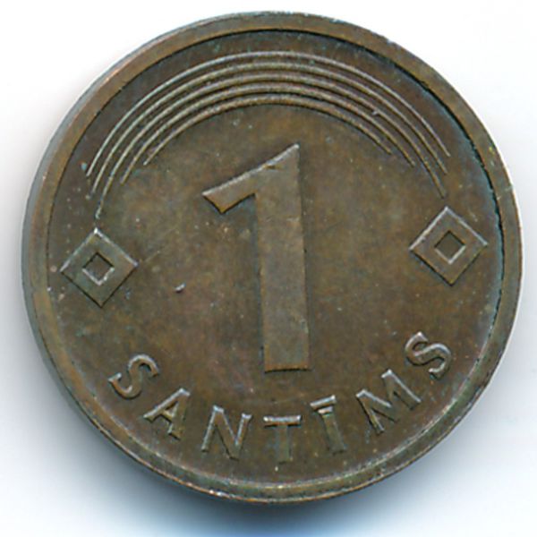 Латвия, 1 сантим (1992 г.)
